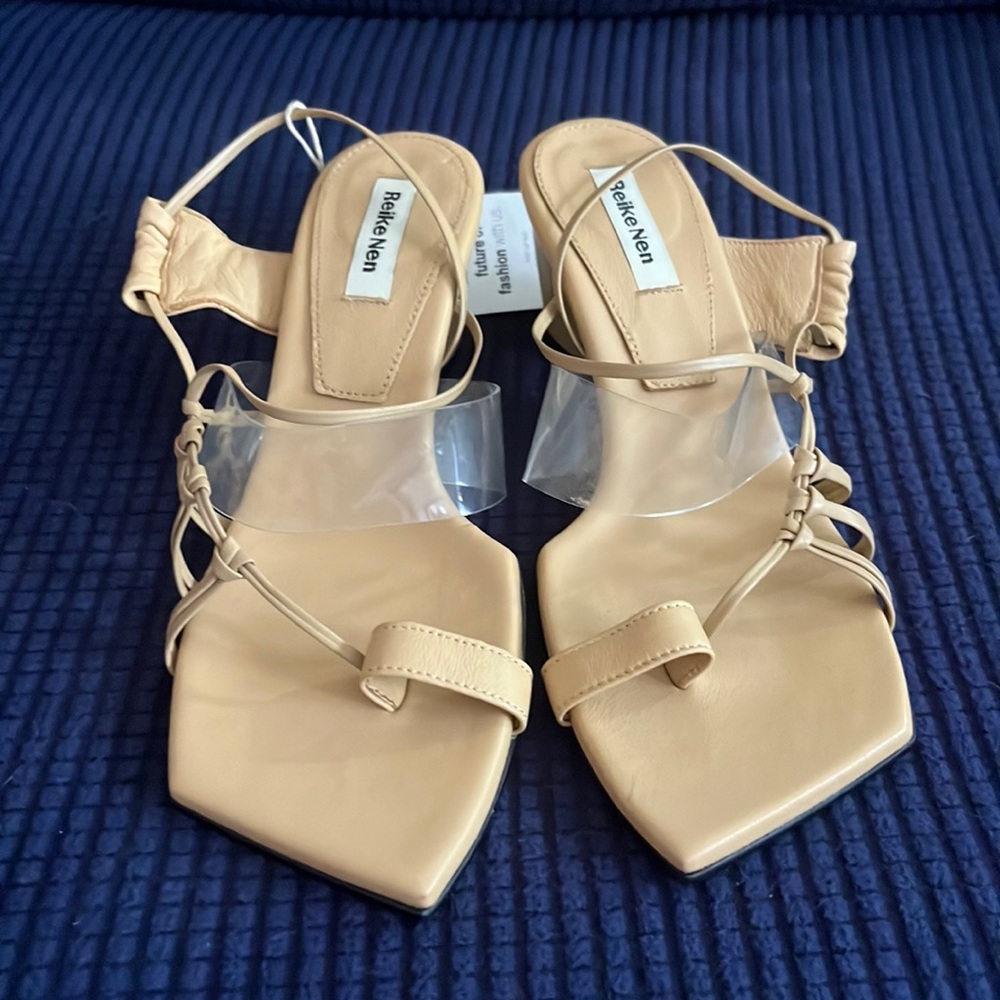 Reike Nen Strappy Nude Sandals - 36, Never Worn!